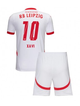 RB Leipzig Xavi Simons #10 Replika Hemmakläder Barn 2024-25 Kortärmad (+ byxor)